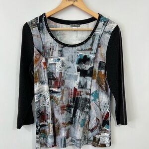 Abstract Print Women's Top